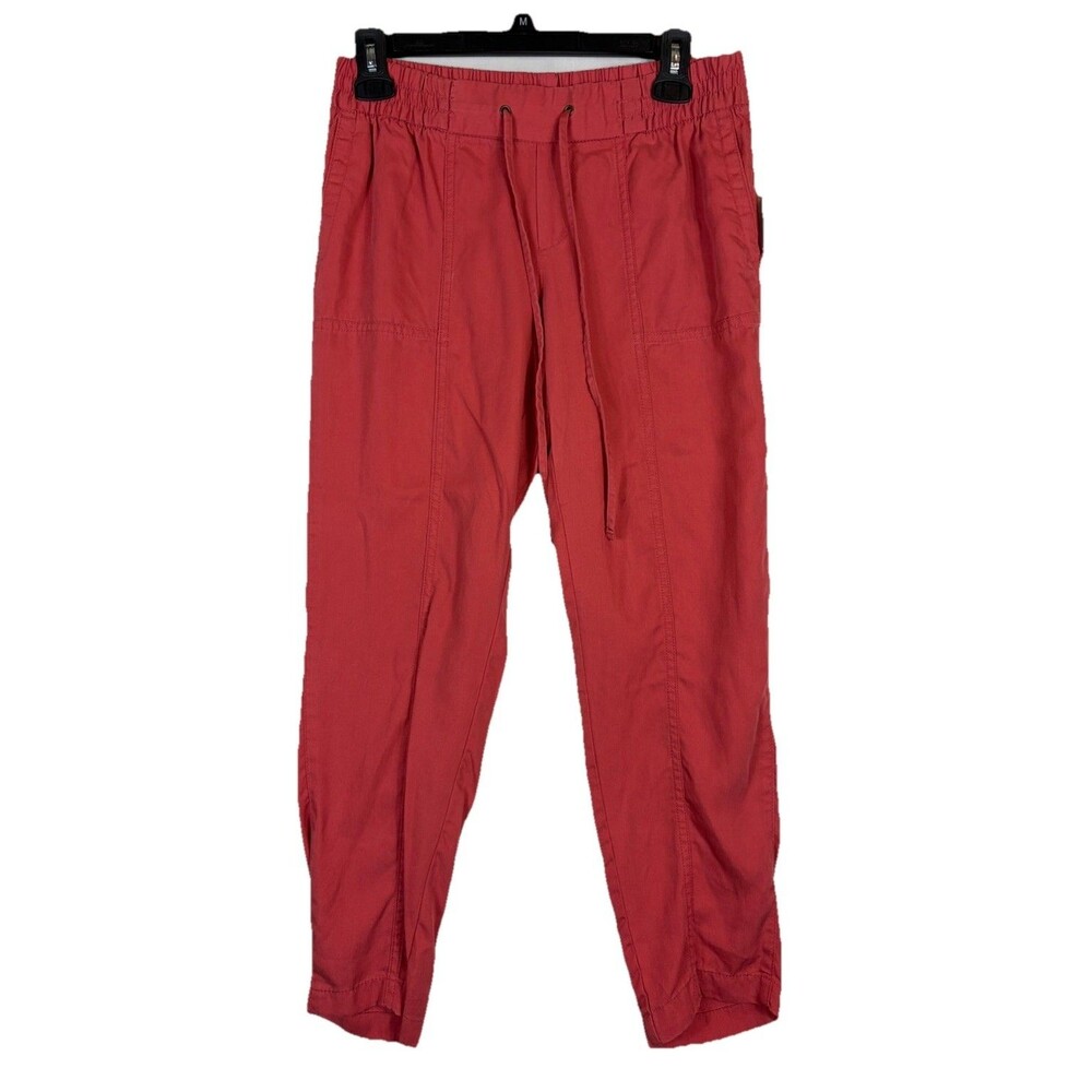 Old Navy Tencel Soft Pull On Elastic Berry Salmon Drawstrng Pants Women’s XS NWT